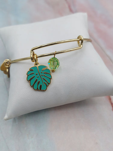 Tropical Leaf Duo Charm - Alex and Ani