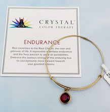 Load image into Gallery viewer, Endurance Crystal Color Therapy Bangle Bracelet - Alex and Ani