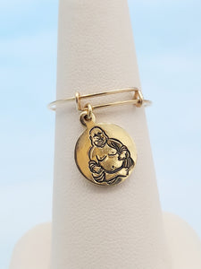 Happy Buddha Disc Ring - Alex and Ani