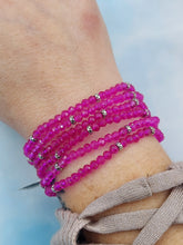 Load image into Gallery viewer, Pink with Silver Accents - Crystal Stacker