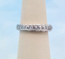 Load image into Gallery viewer, Scroll Design Diamond Estate Ring - 14K White Gold