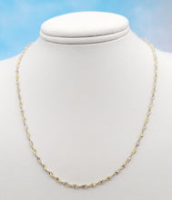 Load image into Gallery viewer, 16&quot; Singapore Two-Tone Chain - 14K Gold