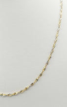Load image into Gallery viewer, 16" Singapore Two-Tone Chain - 14K Gold