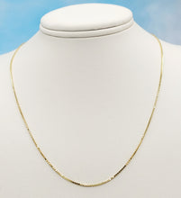 Load image into Gallery viewer, 20” Box Chain - 14K Yellow Gold