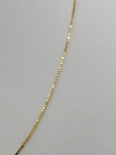 Load image into Gallery viewer, 20” Box Chain - 14K Yellow Gold