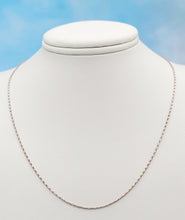 Load image into Gallery viewer, 20" Thin Rose and White Gold Razza Chain - 14K