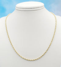 Load image into Gallery viewer, 20” Rope Chain - 14K Yellow Gold