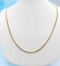 Load image into Gallery viewer, 22” Curb Link Chain Link Chain - 14K Yellow Gold