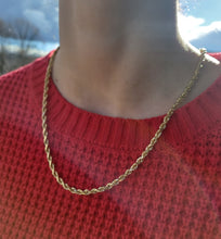 Load image into Gallery viewer, 22&quot; Heavy Rope Chain - 14K Yellow Gold