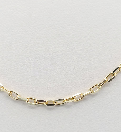 22” Open Link Chain - 14K Gold