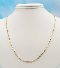 Load image into Gallery viewer, 22” Open Link Chain - 14K Gold