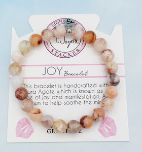 "Joy" Sakura Agate Stacker - TJazelle