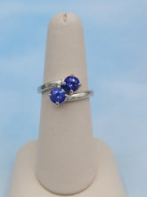 Load image into Gallery viewer, Tanzanite Bypass Ring - 14K White Gold - Marie's Custom Design