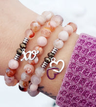 Load image into Gallery viewer, "Linked Hearts" Sterling Silver Charm Bracelet - TJazelle