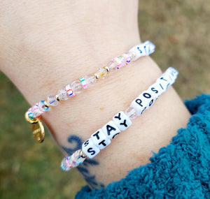 "Stay Positive- Best Of" Bracelet - Little Words Project