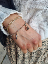 Load image into Gallery viewer, Purse &amp; High Heel Bracelet - Sterling Silver