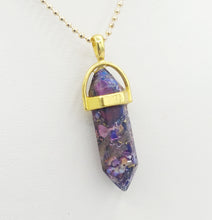 Load image into Gallery viewer, Jasper Point Pendant Necklace
