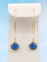 Load image into Gallery viewer, Lapis - Gemstone Threader Earring