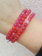Load image into Gallery viewer, "Love Always" Red Fire Agate Stacker - TJazelle HELP Collection