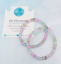 Load image into Gallery viewer, &quot;Be Present&quot; Kaleidoscope Crystal Stacker - TJazelle HELP Collection