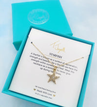 Load image into Gallery viewer, Starfish Necklace - Gold Plated TJazelle