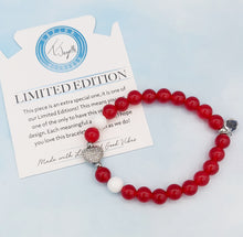 Load image into Gallery viewer, Pave Heart &amp; Red Marie&#39;s Exclusive Bracelet - TJazelle