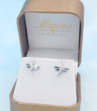 Load image into Gallery viewer, Petite Dragonfly Stud Earrings