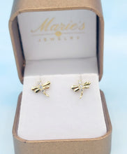 Load image into Gallery viewer, Petite Dragonfly Stud Earrings
