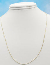 Load image into Gallery viewer, 20” Thin Yellow Gold Razza Chain - 14K