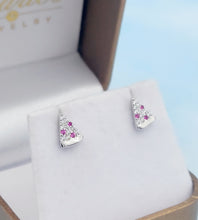Load image into Gallery viewer, Pizza Stud Earrings - Sterling Silver