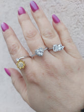 Load image into Gallery viewer, Sunflower Anxiety Fidget Spinner Ring - Sterling Silver
