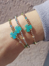 Load image into Gallery viewer, Shamrock &amp; Green Swarovski Bracelet - Our Whole Heart Exclusive