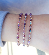 Load image into Gallery viewer, “Serenity&quot; Purple Crystal Bracelet  - Marie&#39;s Exclusive Our Whole Heart