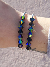 Load image into Gallery viewer, &quot;Jumbo Swarovski Black Crystal&quot; Beaded Bracelet- Our Whole Heart