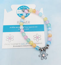 Load image into Gallery viewer, Flower TJazelle H.E.L.P Charm Bracelet