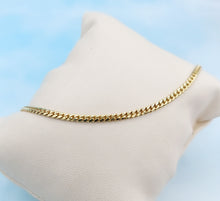 Load image into Gallery viewer, Cuban Link Anklet - 14K Yellow Gold
