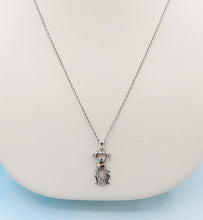 Load image into Gallery viewer, Dog Necklace - Sterling Silver &amp; Rose Gold