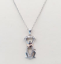 Load image into Gallery viewer, Dog Necklace - Sterling Silver &amp; Rose Gold