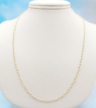 Load image into Gallery viewer, 18” Rolo Gold Chain - 14K Yellow Gold