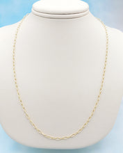 Load image into Gallery viewer, 18” Rolo Gold Chain - 14K Yellow Gold