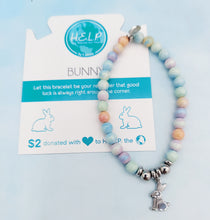 Load image into Gallery viewer, Bunny Charm Bracelet - TJazelle HELP Collection