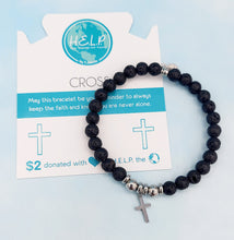 Load image into Gallery viewer, Cross Charm Bracelet - TJazelle HELP Collection