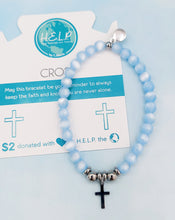 Load image into Gallery viewer, Cross Charm Bracelet - TJazelle HELP Collection