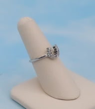 Load image into Gallery viewer, CZ Horseshoe Ring - Sterling Silver