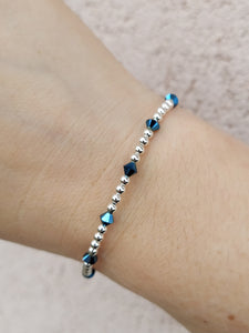 Navy “By the Yard” Bracelet - Our Whole Heart