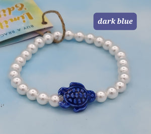 Pearl Limited Edition Sea Turtle Bracelet