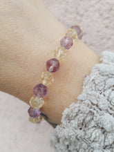 Load image into Gallery viewer, &quot;Body and Soul&quot; Amethyst Citrine Faceted Stacker -TJazelle