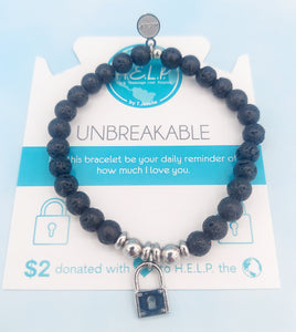 Unbreakable Charm Charity Bracelet- TJazelle HELP Collection