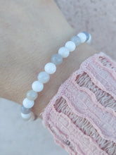 Load image into Gallery viewer, AWSC Grey Stripe Agate Charity Stacker - TJazelle