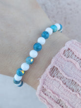 Load image into Gallery viewer, Ocean Defenders Alliance Blue Opal Jade Charity Stacker - TJazelle